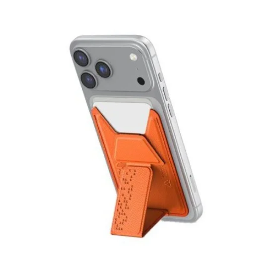 SkinArma Kado Haxa Wallet Mag-Charge Card Holder With Grip Stand - Orange